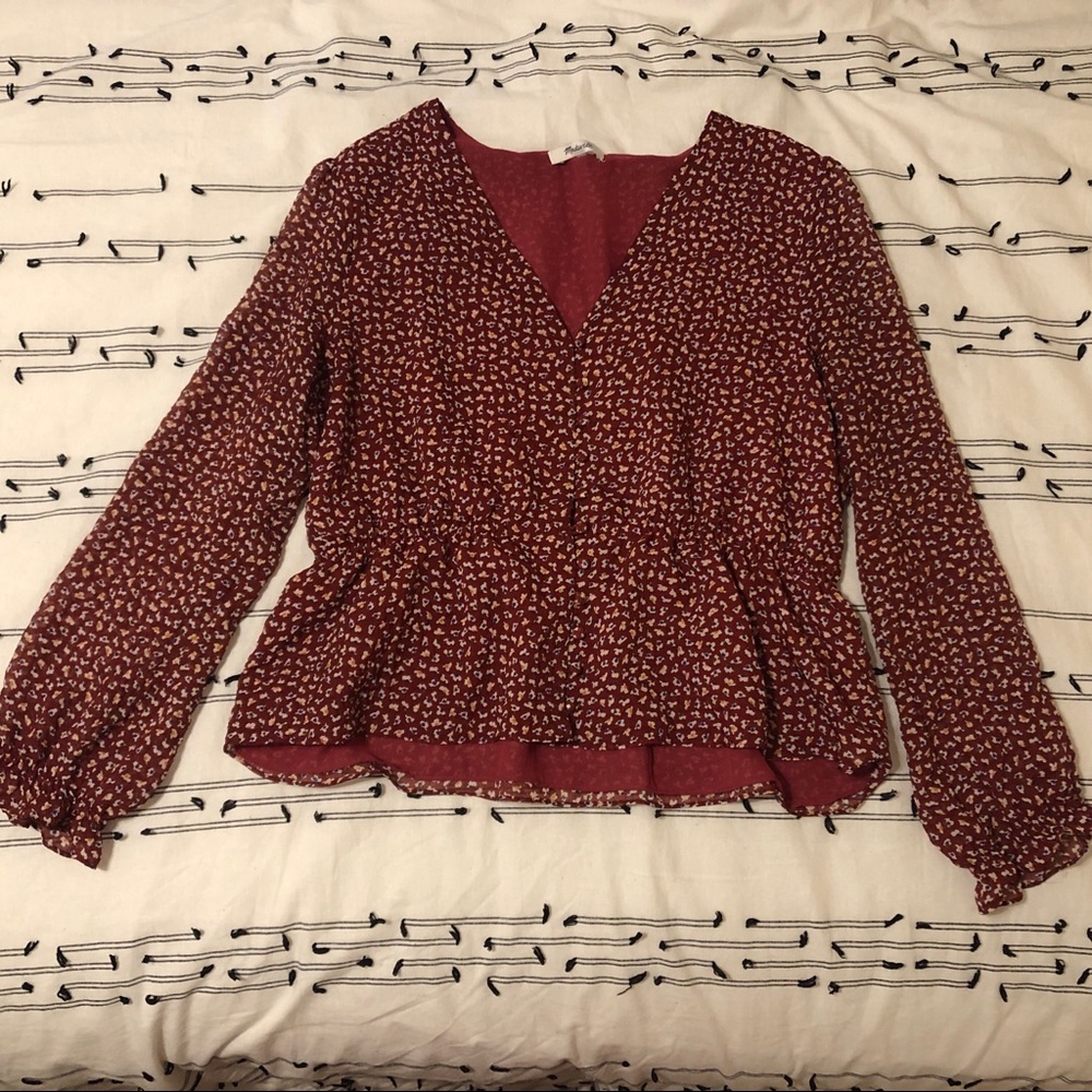 Madewell Overture Top in Ditsy Flowers